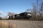 NS 4883 leads train 260 east through Cove PA